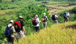 Travelers with Free and Easy Vietnam Soft-adventure Tour